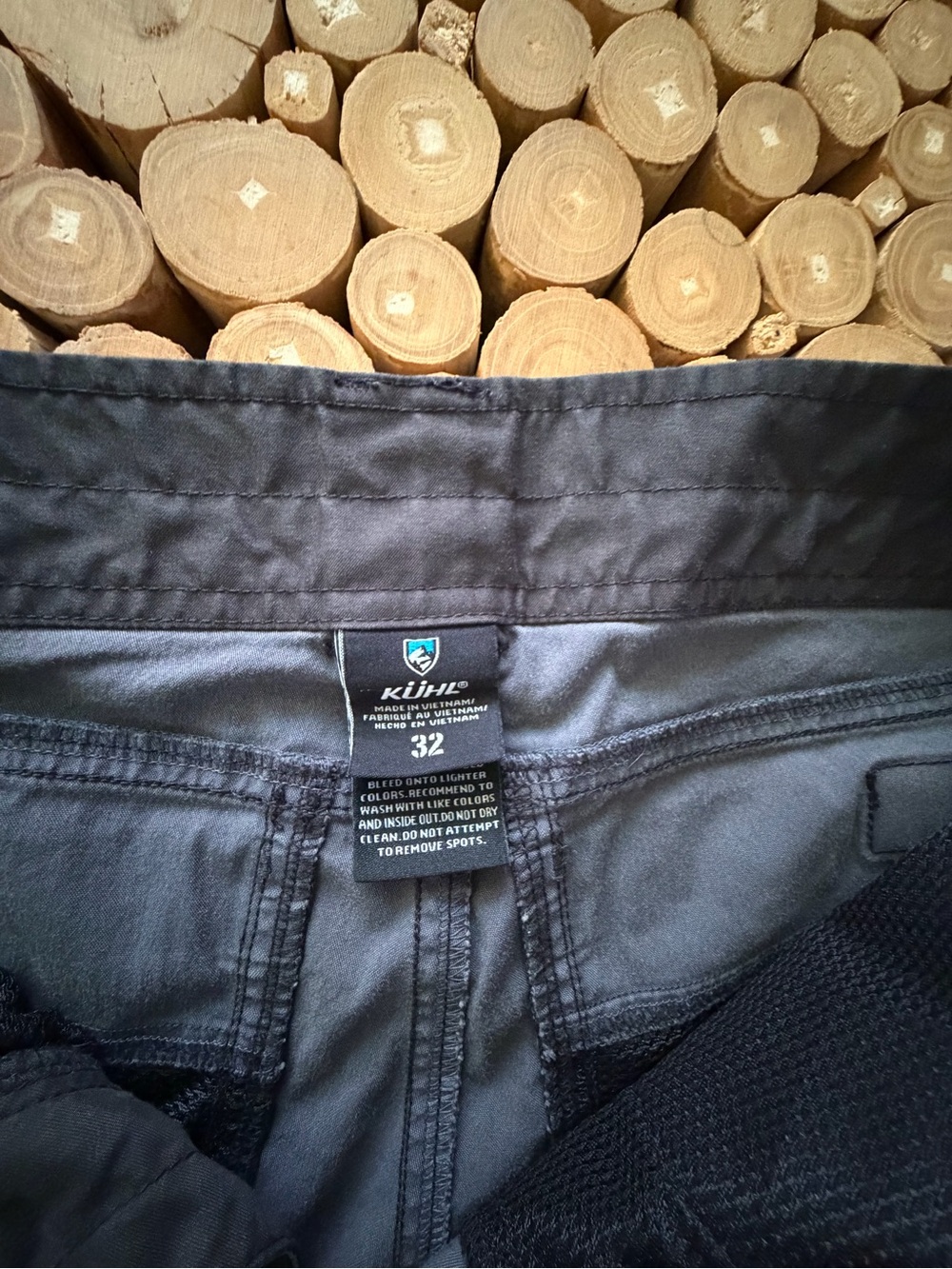 Men's Casual Cargo Shorts in Dark Slate Blue - Picture 5 of 6